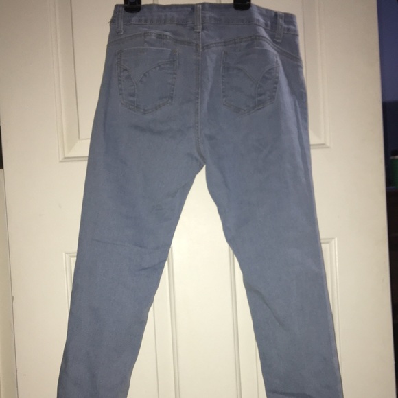 Light Blue Denim Jeans - Picture 3 of 5
